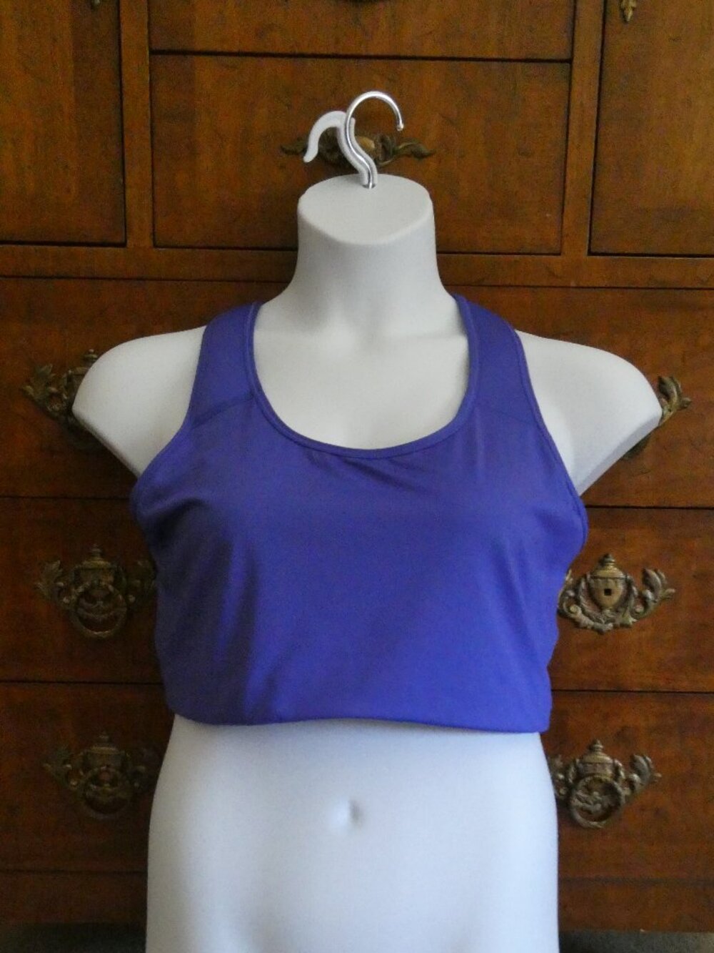 Avia Indigo Sports Racer Back Bra Size XXXL
